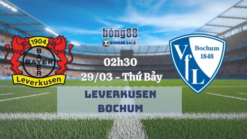 Kèo nhà cái bong88 Bundesliga | Leverkusen - Bochum 29/03/2025